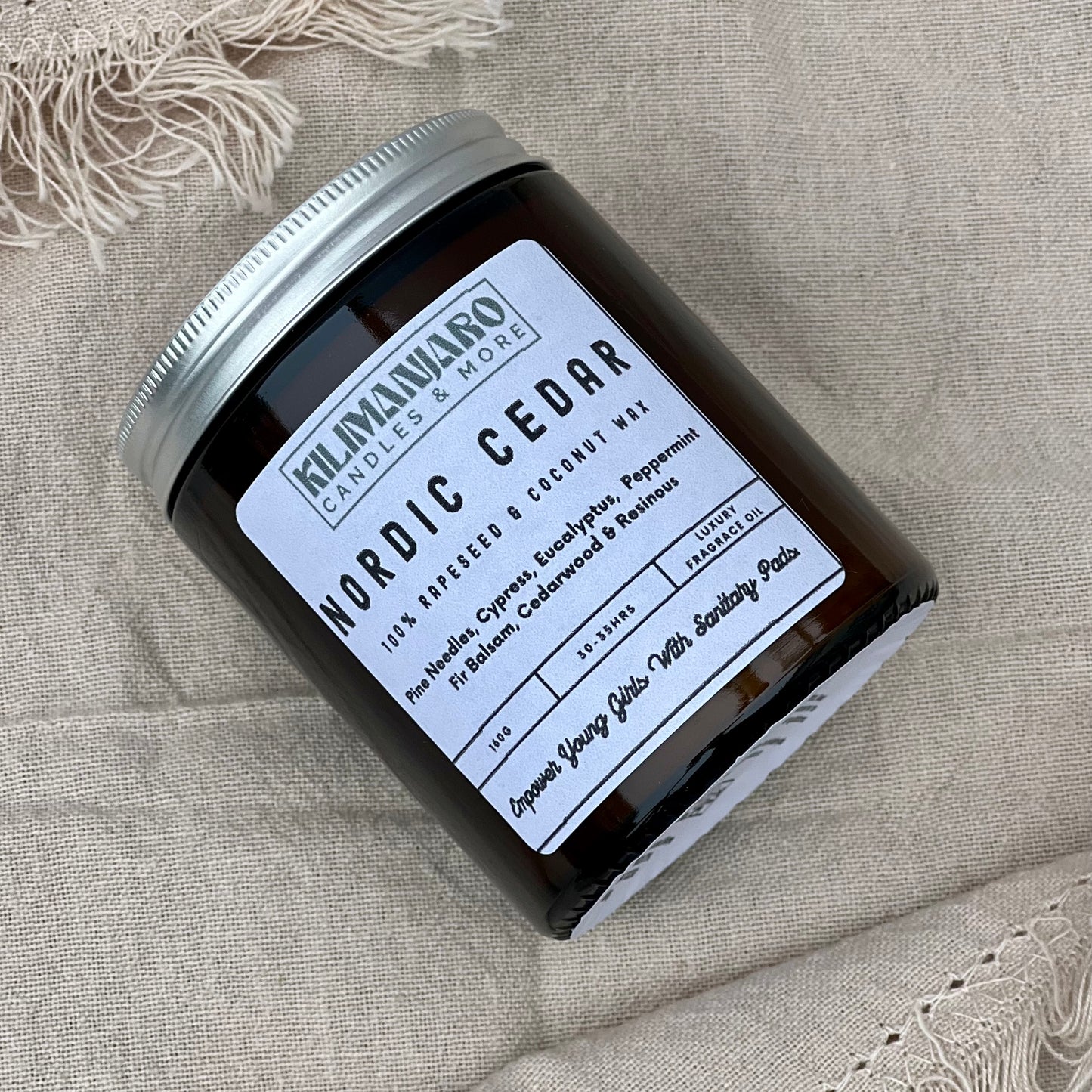 Nordic Cedar Sustainable Luxury Candle