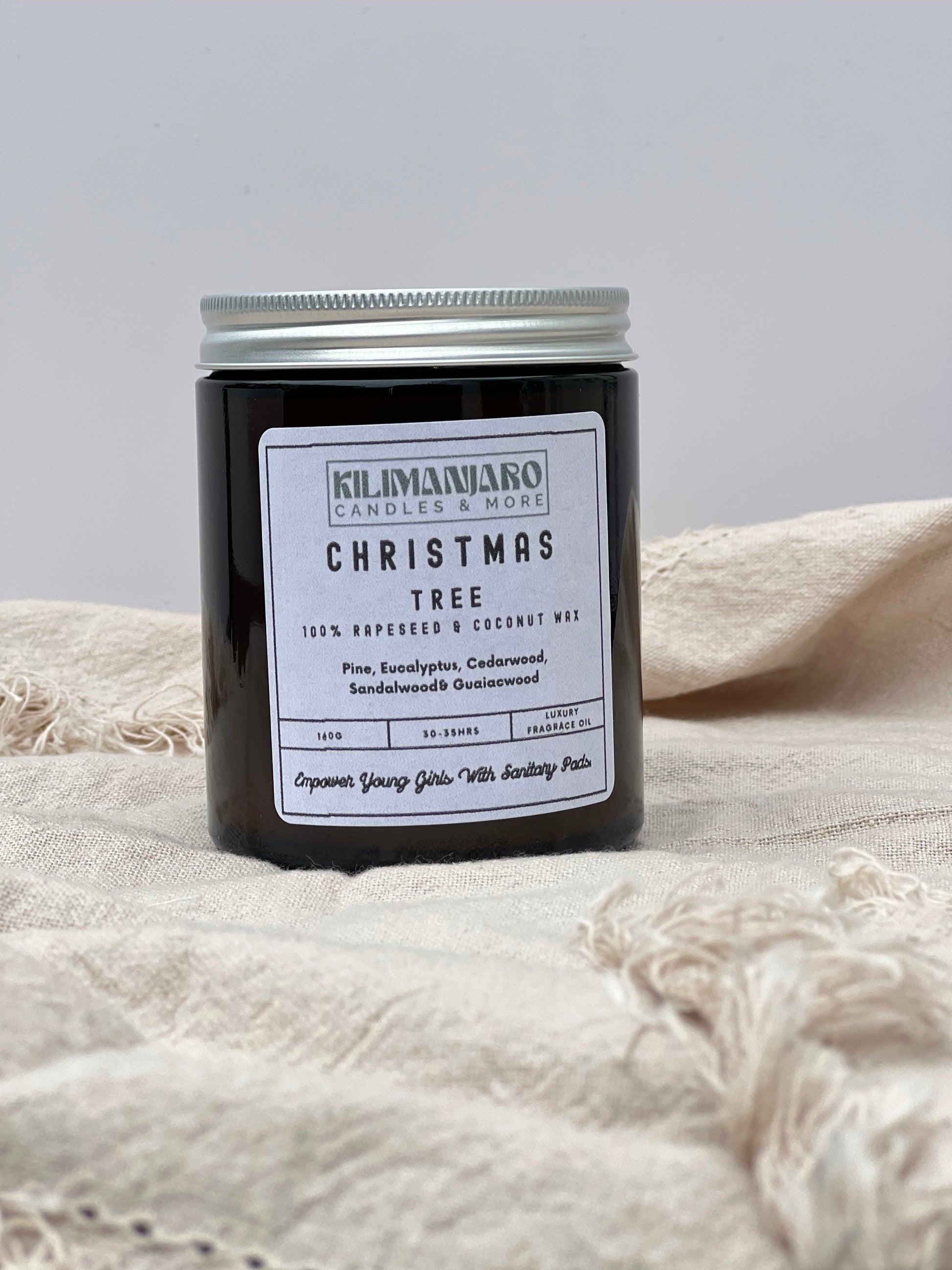 Christmas tree luxury candle