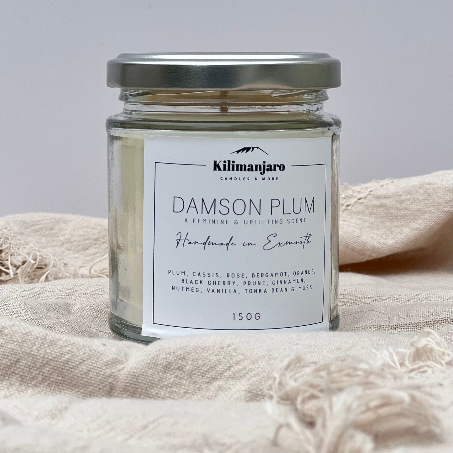 Handpoured damson plum rose and patchouli 