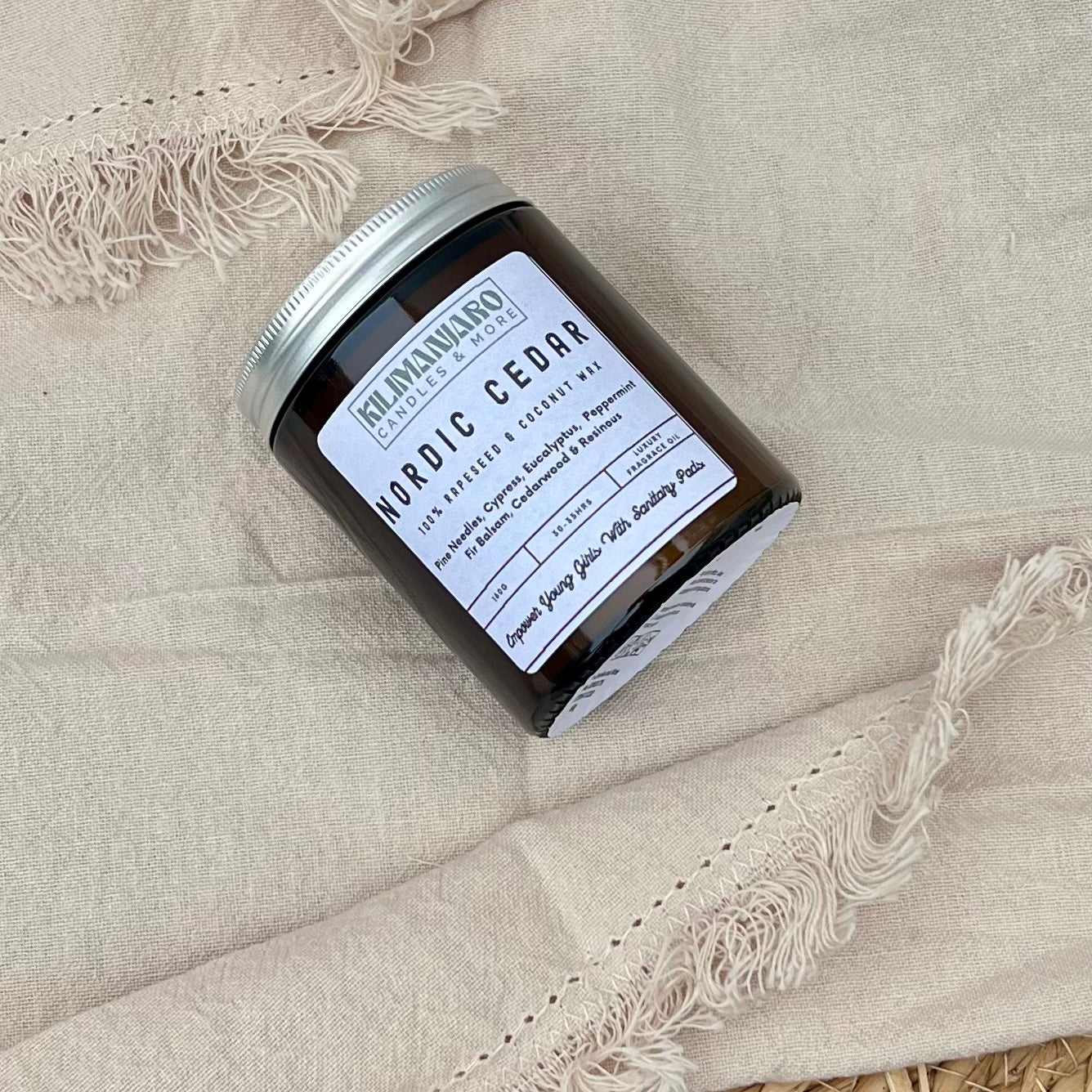 Nordic Cedar Sustainable Luxury Candle