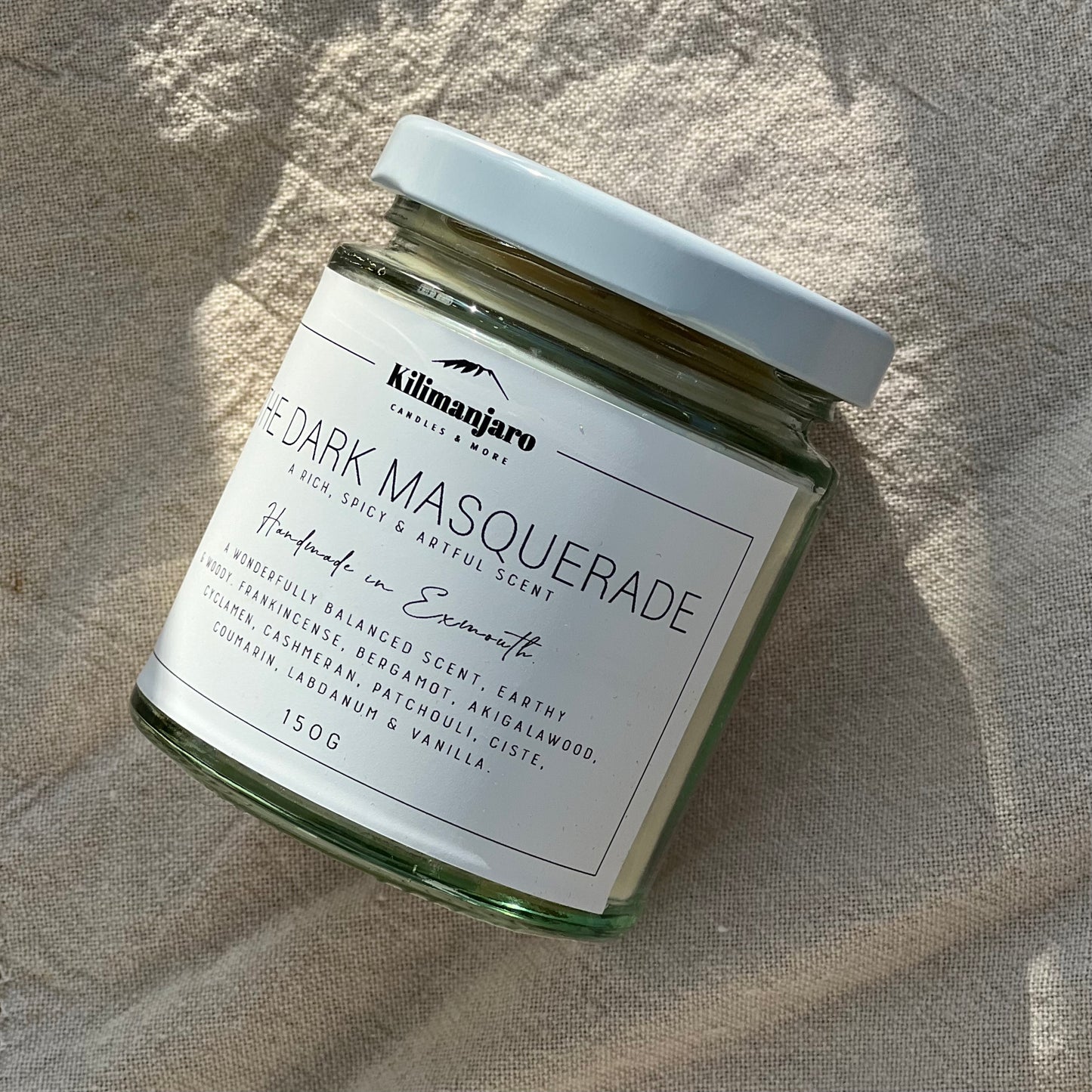 The Dark Masquerade Candle – A Mystical Blend of Frankincense, Vanilla & Patchouli