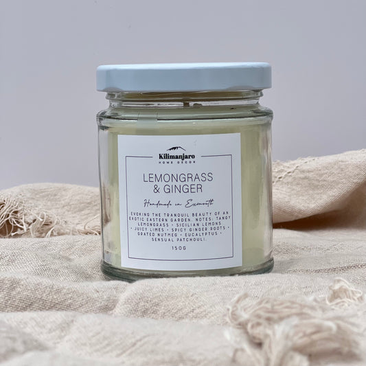 Luxury lemongrass and Ginger candle